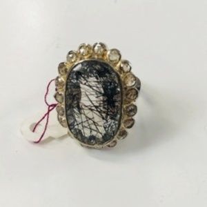 Diamond Polki Rose Cut White Rutile Quartz ⚡